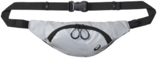 【ASICS/アシックス】 WAISTPACK M シルバーxブラック メンズ アシックス